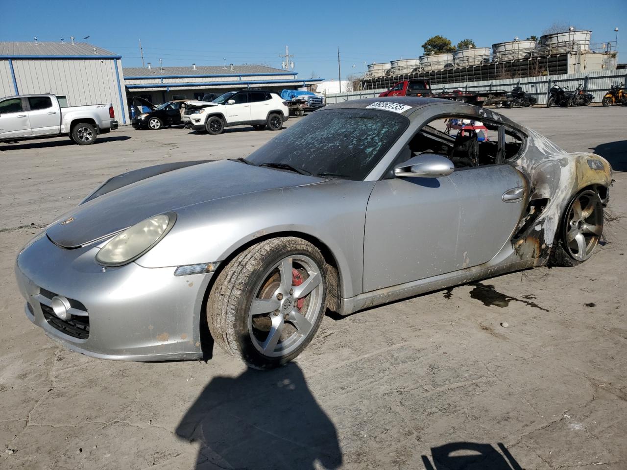 2006 Porsche Cayman VIN WP0AB29896U784389 - Copart auction photo