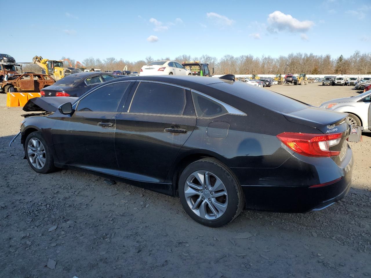 2019 Honda Accord VIN 1HGCV1F10KA123364 Copart auction photo, front end damage thumbnail 2