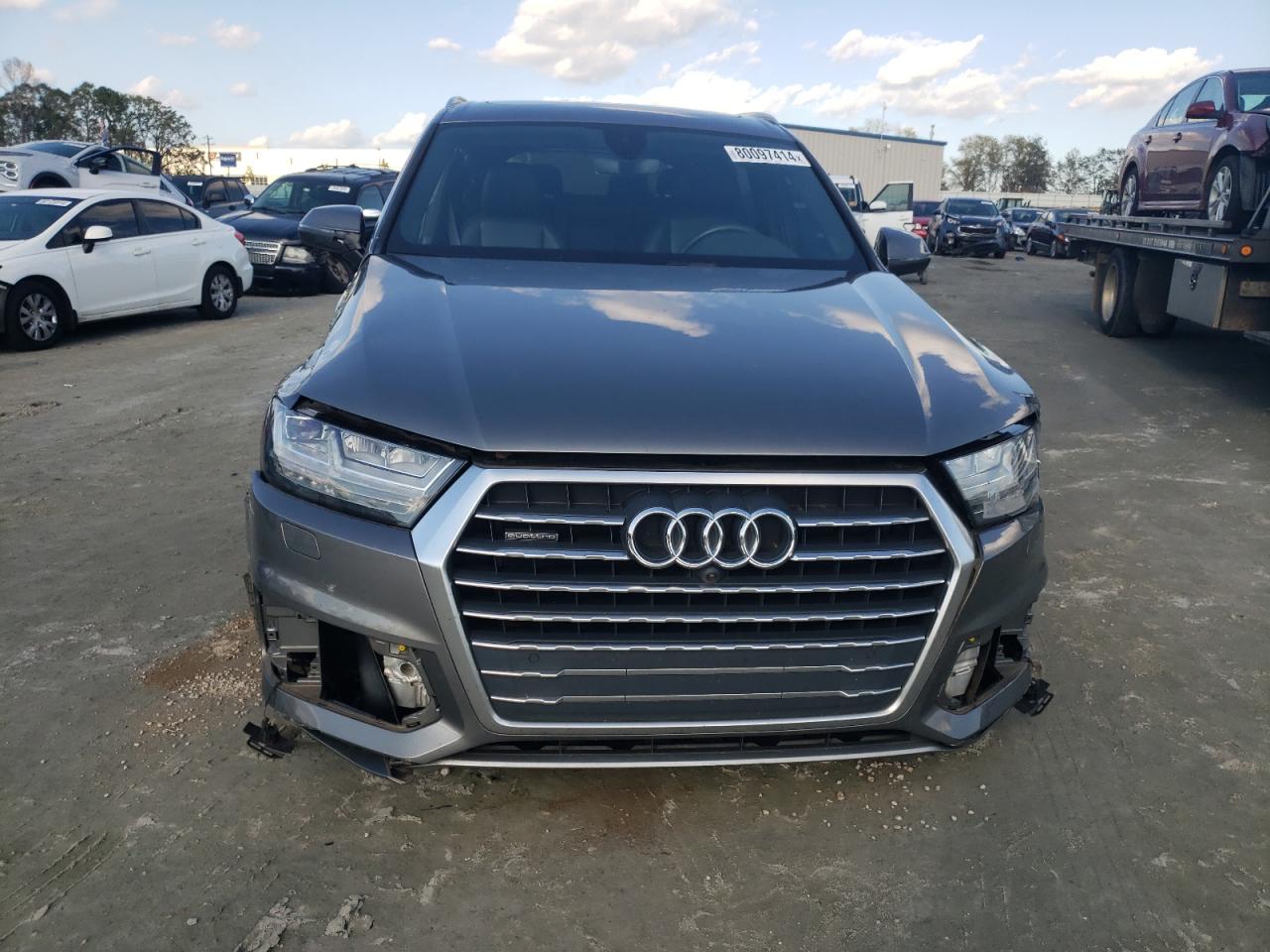 2018 Audi Q7 VIN WA1LAAF72JD027757 Copart auction photo, all over damage thumbnail 5