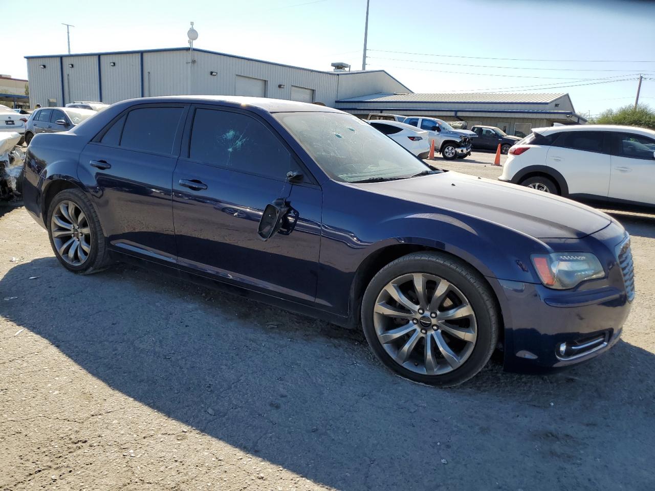 2014 Chrysler 300 VIN 2C3CCABG0EH365547 Copart auction photo, vandalism damage thumbnail 4