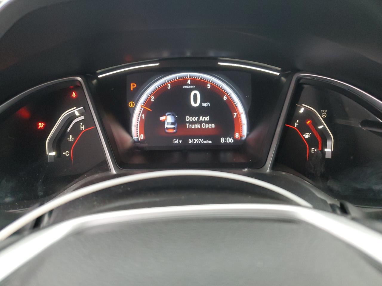 2020 Honda Civic VIN 19XFC2F88LE006604 Copart auction photo, front end damage thumbnail 9