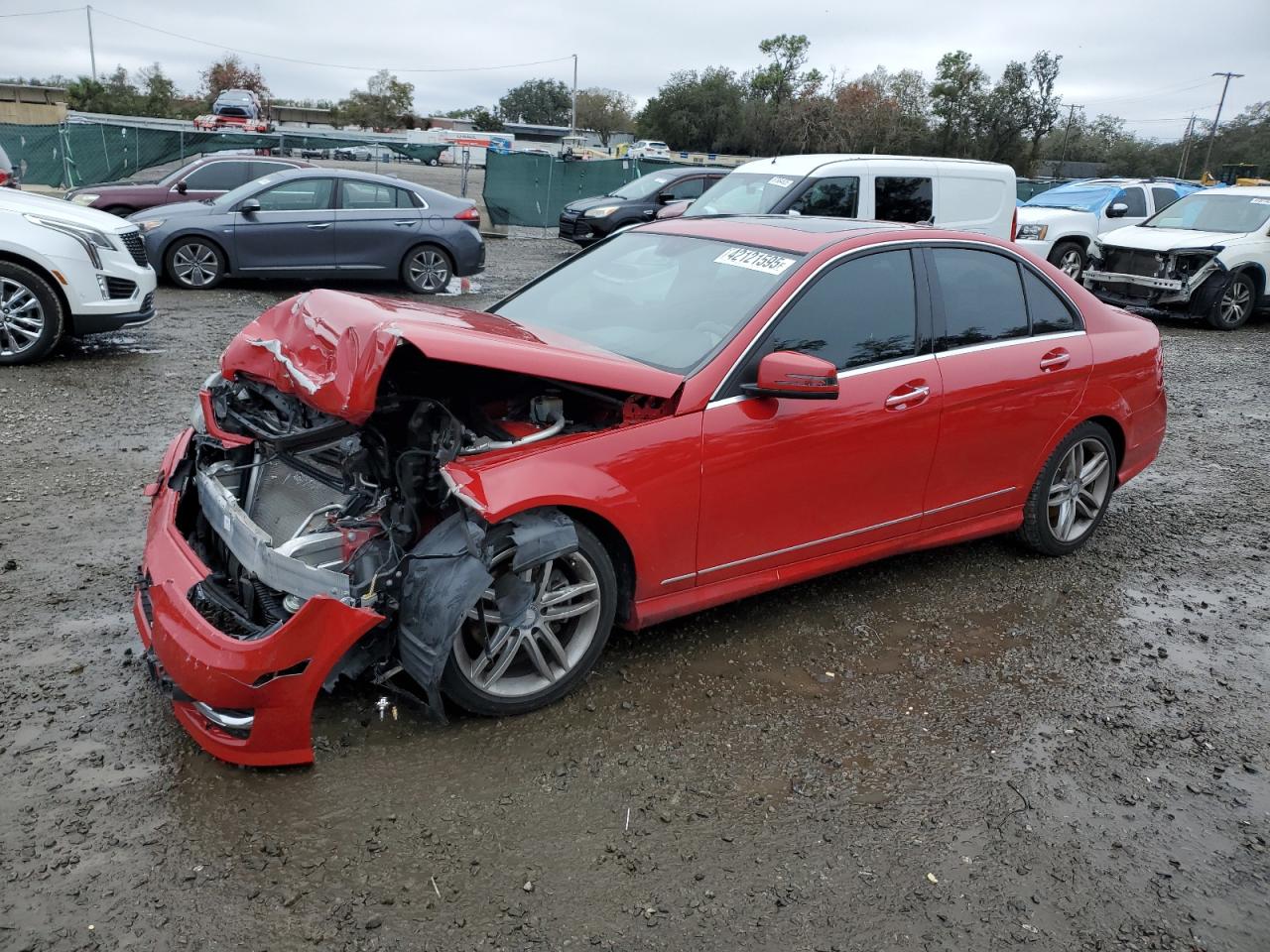 2014 Mercedes-Benz C-klasse VIN WDDGF4HB3EA952105
