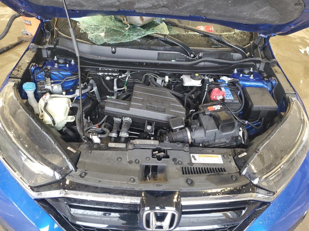2021 Honda CR-V VIN 7FARW2H58ME016122 Copart auction photo, all over damage thumbnail 13