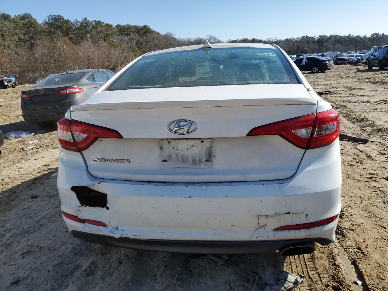 2017 Hyundai Sonata VIN 5NPE24AF8HH570658 Copart auction photo, vandalism / all over damage thumbnail 6