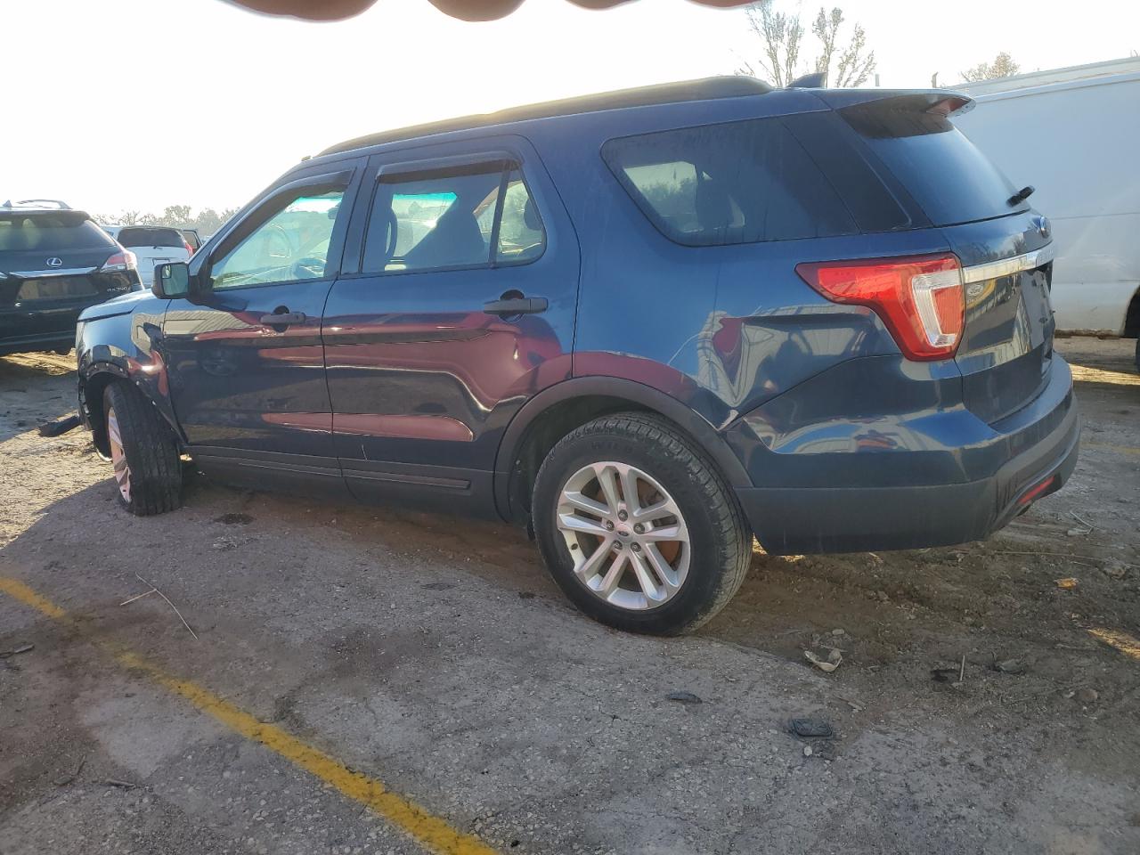 2016 Ford Explorer VIN 1FM5K7B80GGA28826 Copart auction photo, front end / rear end damage thumbnail 2