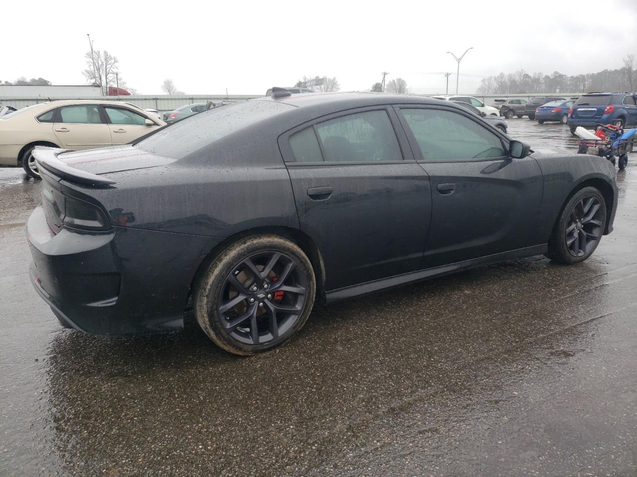 2021 Dodge Charger VIN 2C3CDXHG4MH532594 Copart auction photo, rear end / front end damage thumbnail 3