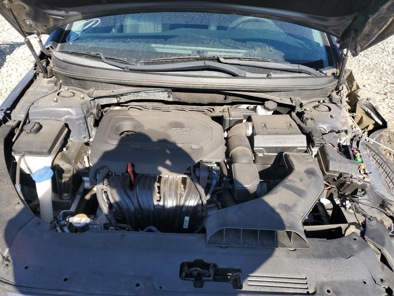 2019 Hyundai Sonata VIN 5NPE24AF2KH729326 Copart auction photo, front end damage thumbnail 11
