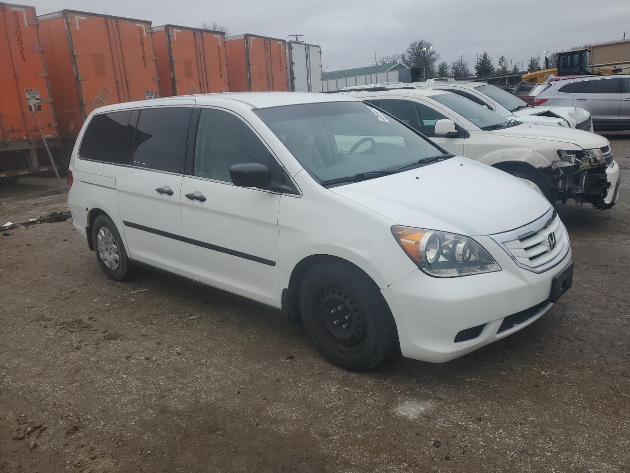 2010 Honda Odyssey VIN 5FNRL3H24AB019336 Copart auction photo, front end / mechanical damage thumbnail 4