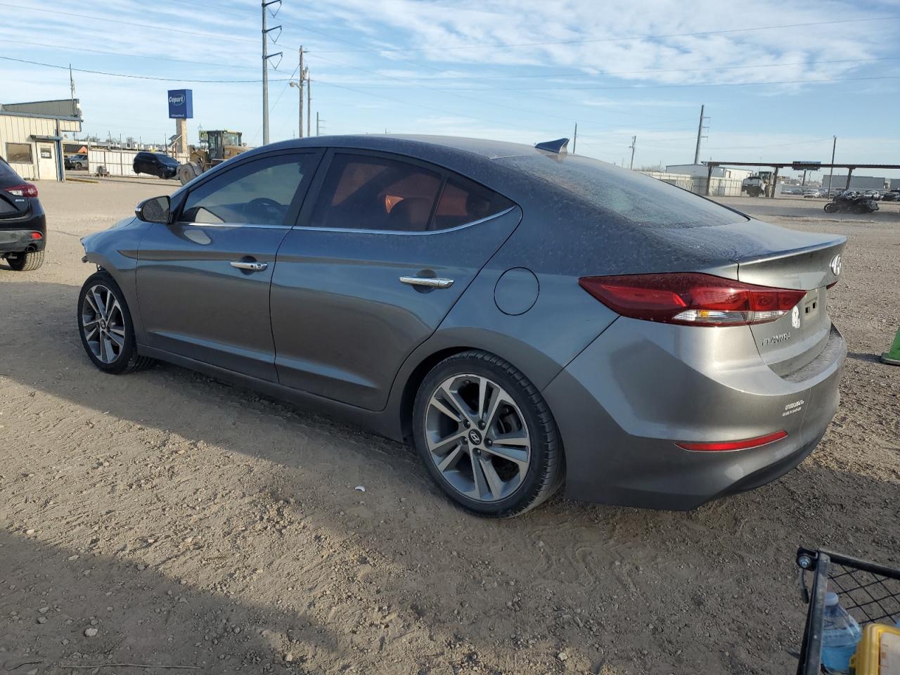 2017 Hyundai Elantra VIN KMHD84LF5HU148811 Copart auction photo, front end / minor dent/scratches damage thumbnail 2