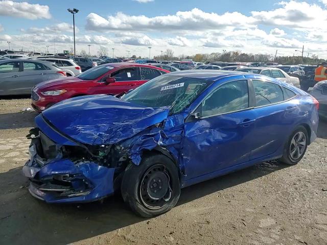 2020 Honda Civic VIN 2HGFC2F63LH537245 Copart auction photo, front end / side damage thumbnail 11