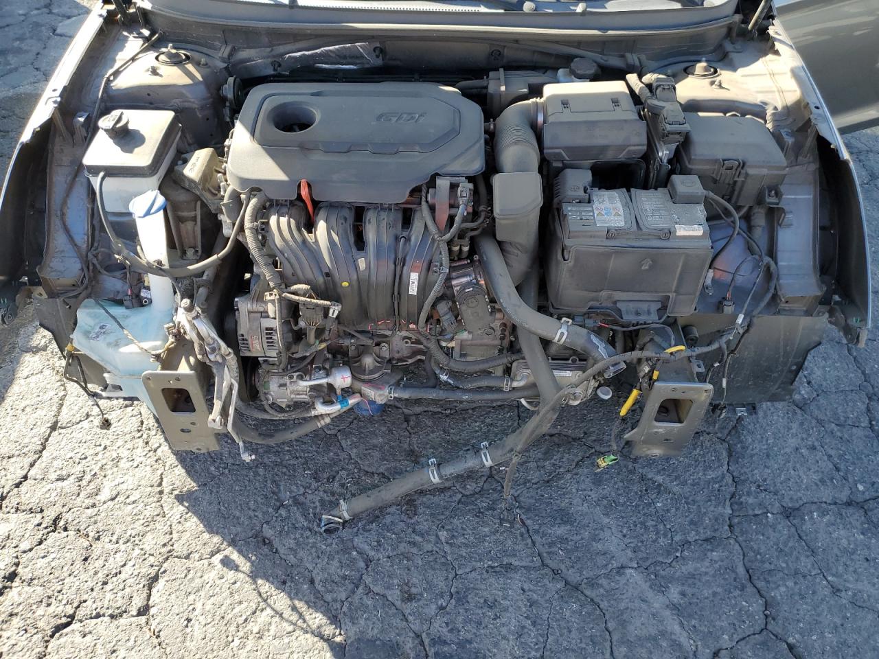 2019 Hyundai Sonata VIN 5NPE34AF5KH805294 Copart auction photo, front end damage thumbnail 11