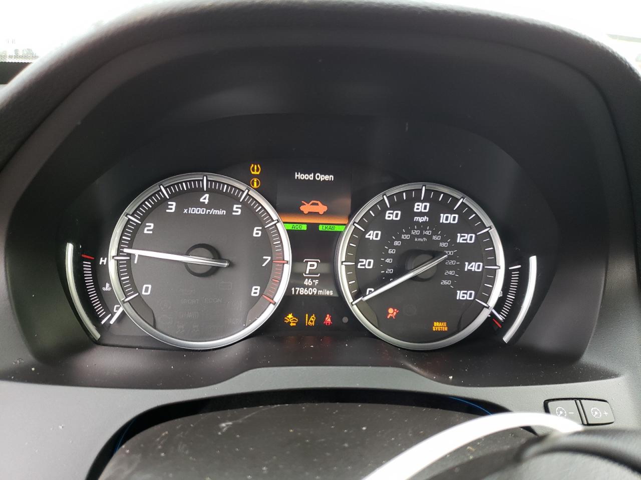2017 Acura MDX VIN 5FRYD4H59HB001223 Copart auction photo, all over damage thumbnail 9