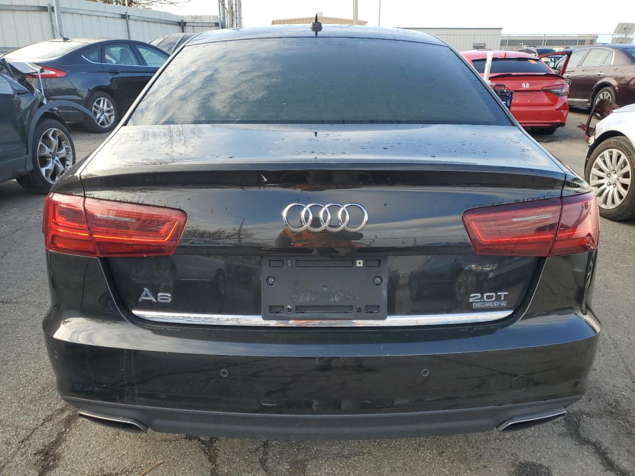 2017 Audi A6 VIN WAUG8AFC2HN084400 Copart auction photo, front end / side damage thumbnail 6