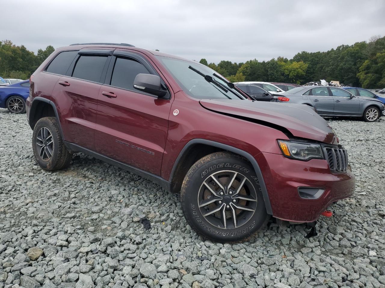 2019 Jeep Grand Cherokee VIN 1C4RJFLT9KC718628 Copart auction photo, front end / undercarriage damage thumbnail 4