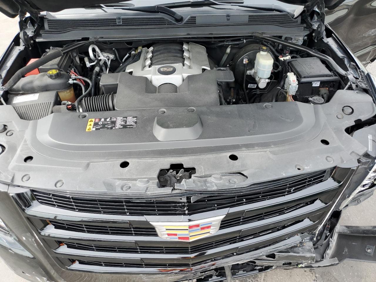 2020 Cadillac Escalade VIN 1GYS3CKJ4LR296092 Copart auction photo, front end / side damage thumbnail 13