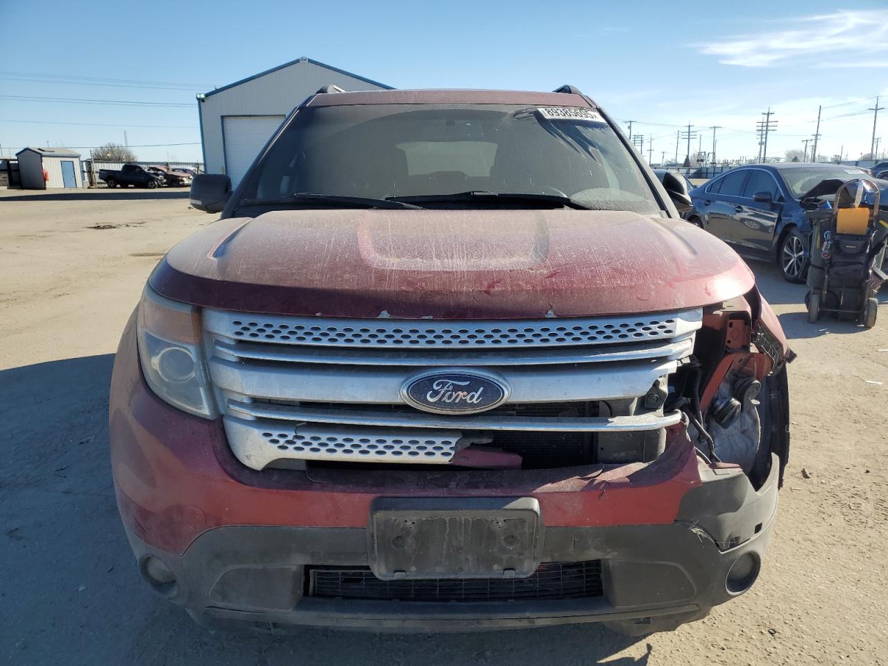 2013 Ford Explorer VIN 1FM5K8D87DGB54051 Copart auction photo, front end damage thumbnail 5