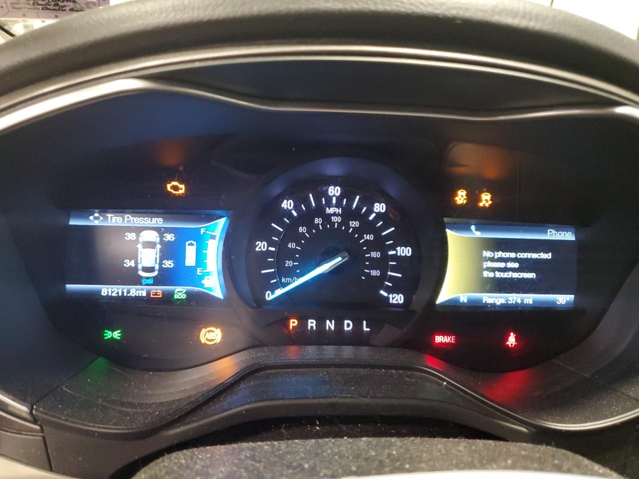 2019 Ford Fusion VIN 3FA6P0LU6KR100813 Copart auction photo, front end / undercarriage damage thumbnail 9