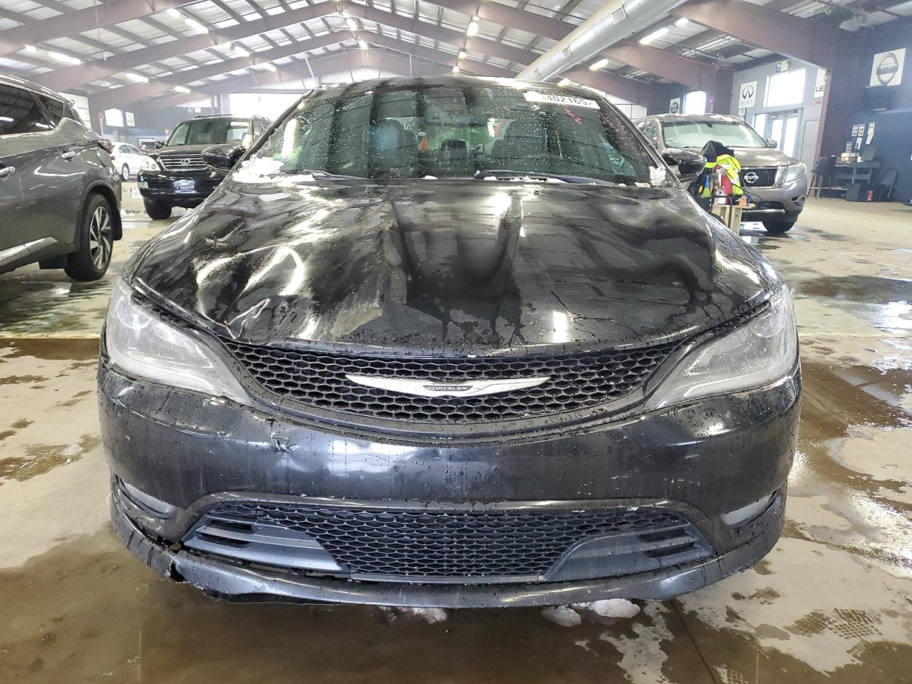2015 Chrysler 200 VIN 1C3CCCDG9FN610640 Copart auction photo, front end / side damage thumbnail 5