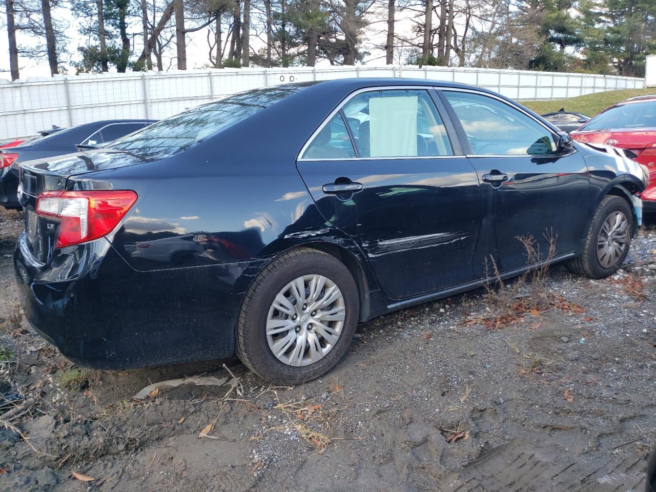 2014 Toyota Camry VIN 4T4BF1FK0ER437584 Copart auction photo, front end / side damage thumbnail 3
