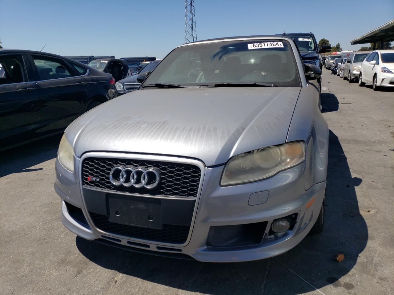 2008 Audi RS4 VIN WUAYU48H28K800214 Copart auction photo, side damage thumbnail 5