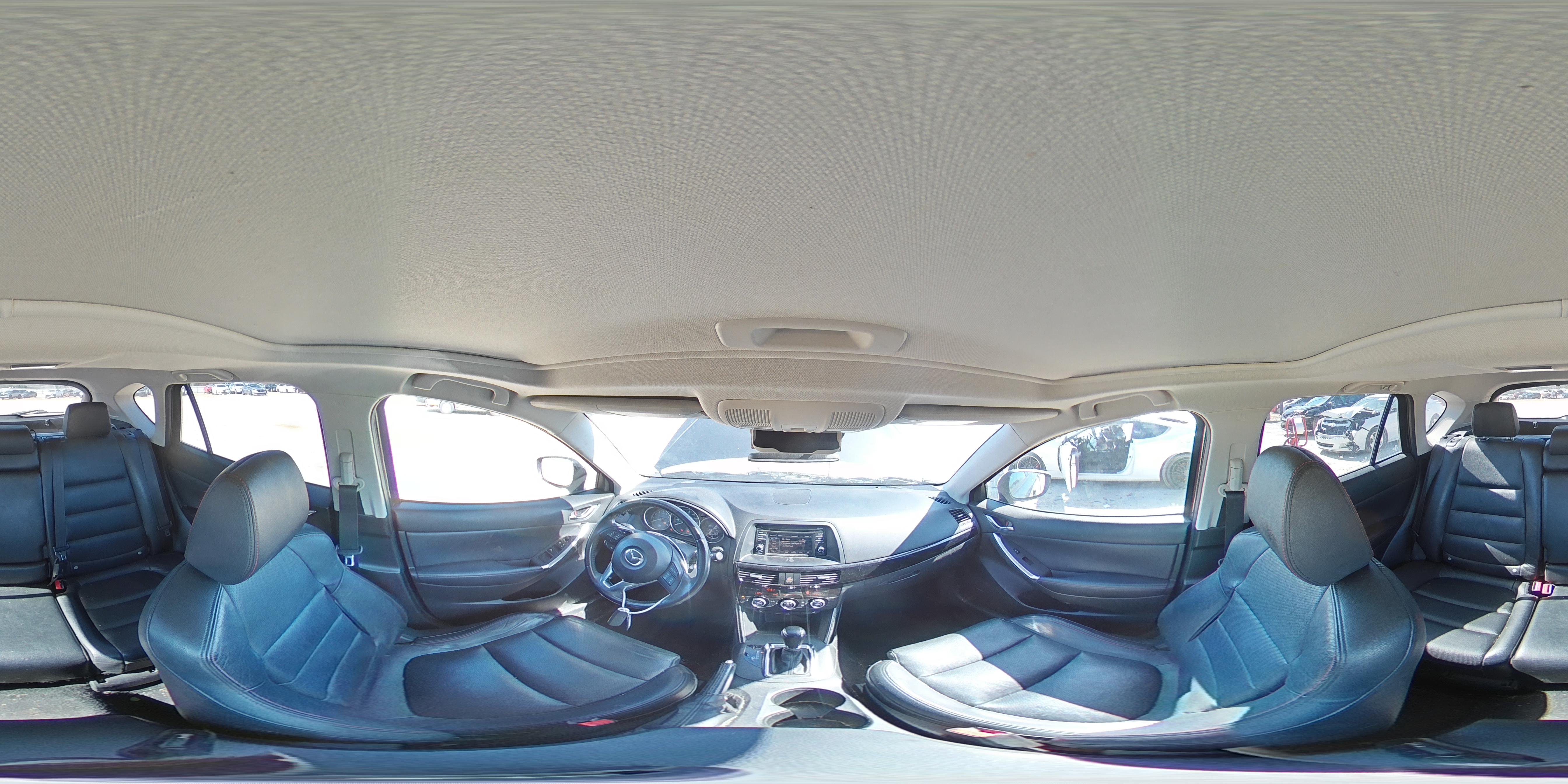2015 Mazda CX-5 VIN JM3KE2DY0F0475671 Copart auction photo, front end / rear end damage thumbnail 14