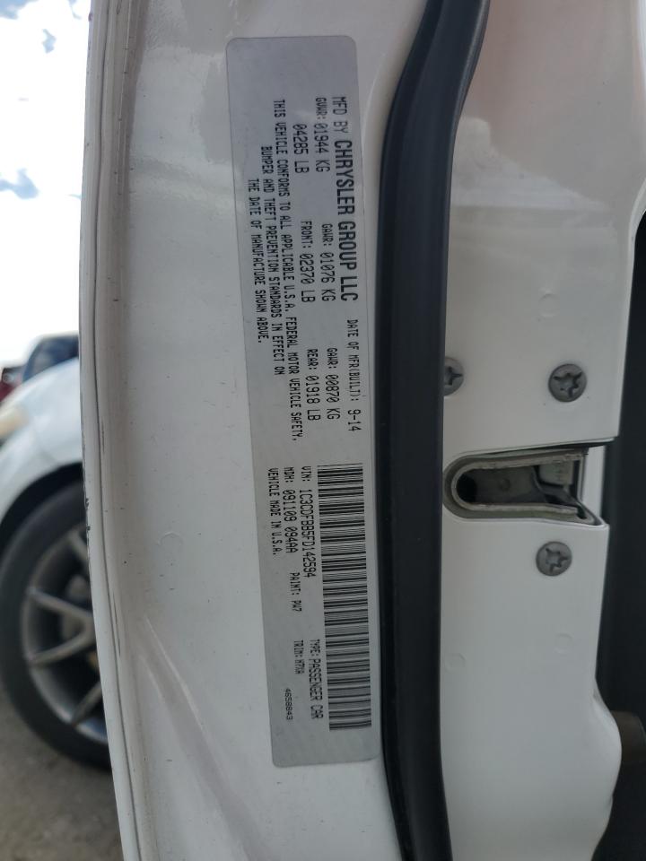 2015 Dodge Dart VIN 1C3CDFBB5FD142594 Copart auction photo, front end / undercarriage damage thumbnail 14