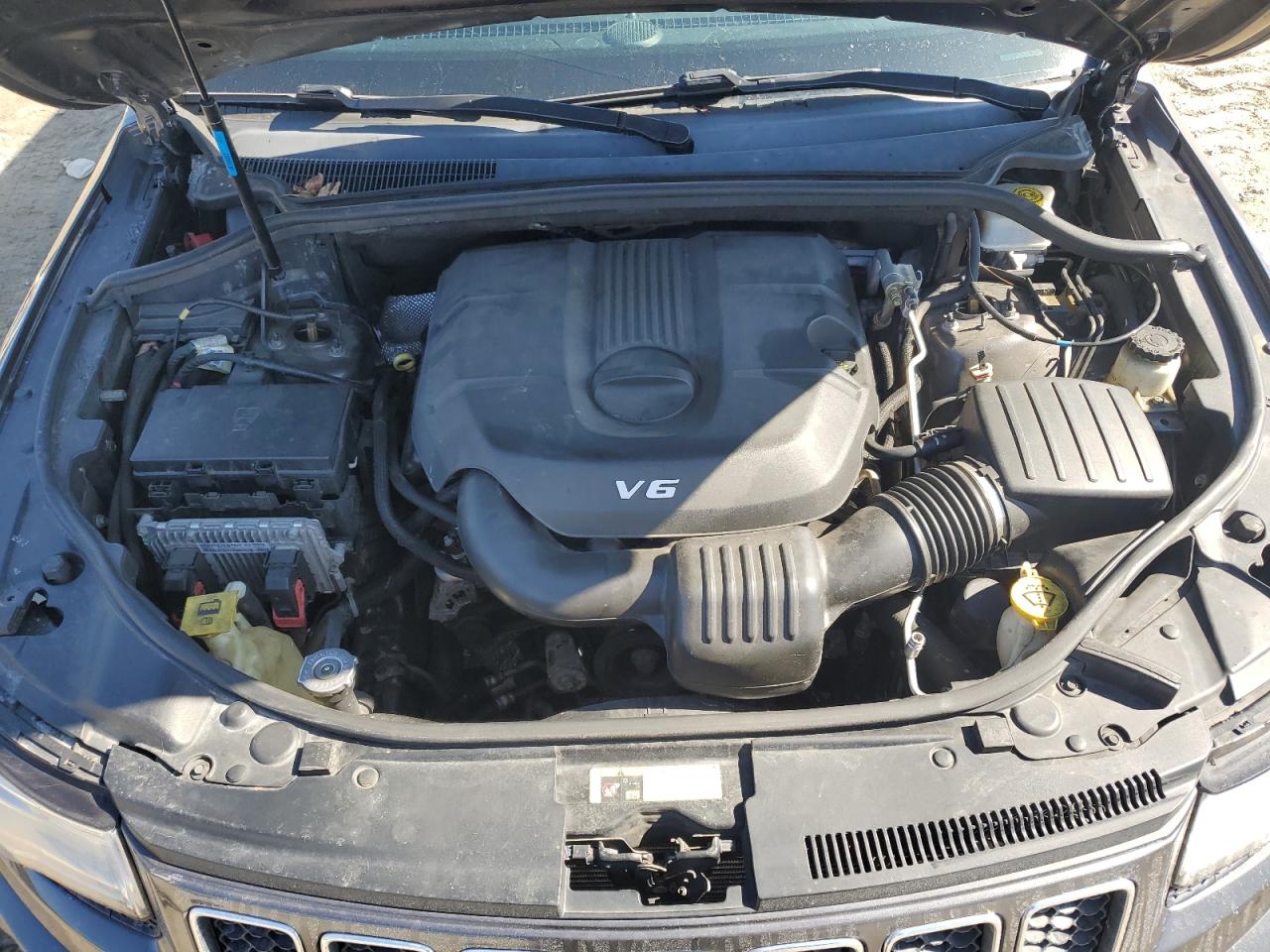 2014 Jeep Grand Cherokee VIN 1C4RJFCG4EC417143 Copart auction photo, front end / rear end damage thumbnail 12