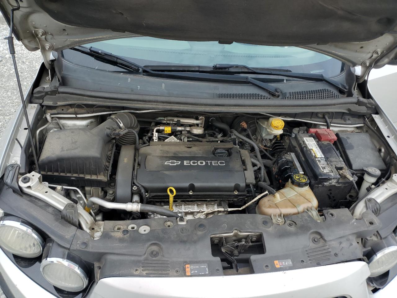 2014 Chevrolet Sonic VIN 1G1JC5SH7E4171705 Copart auction photo, front end / mechanical damage thumbnail 11