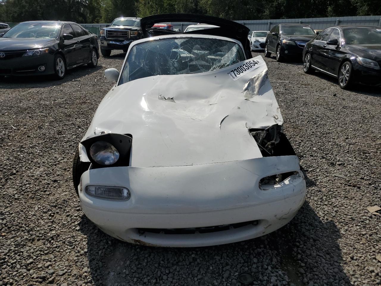 1991 Mazda MX-5 VIN JM1NA3516M1216635 Copart auction photo, all over damage thumbnail 5