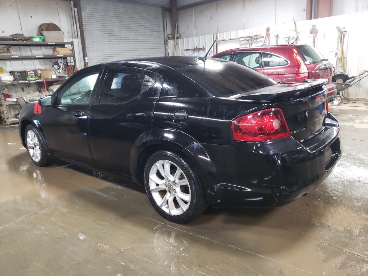 2014 Dodge Avenger VIN 1C3CDZBG2EN136421 Copart auction photo, side damage thumbnail 2