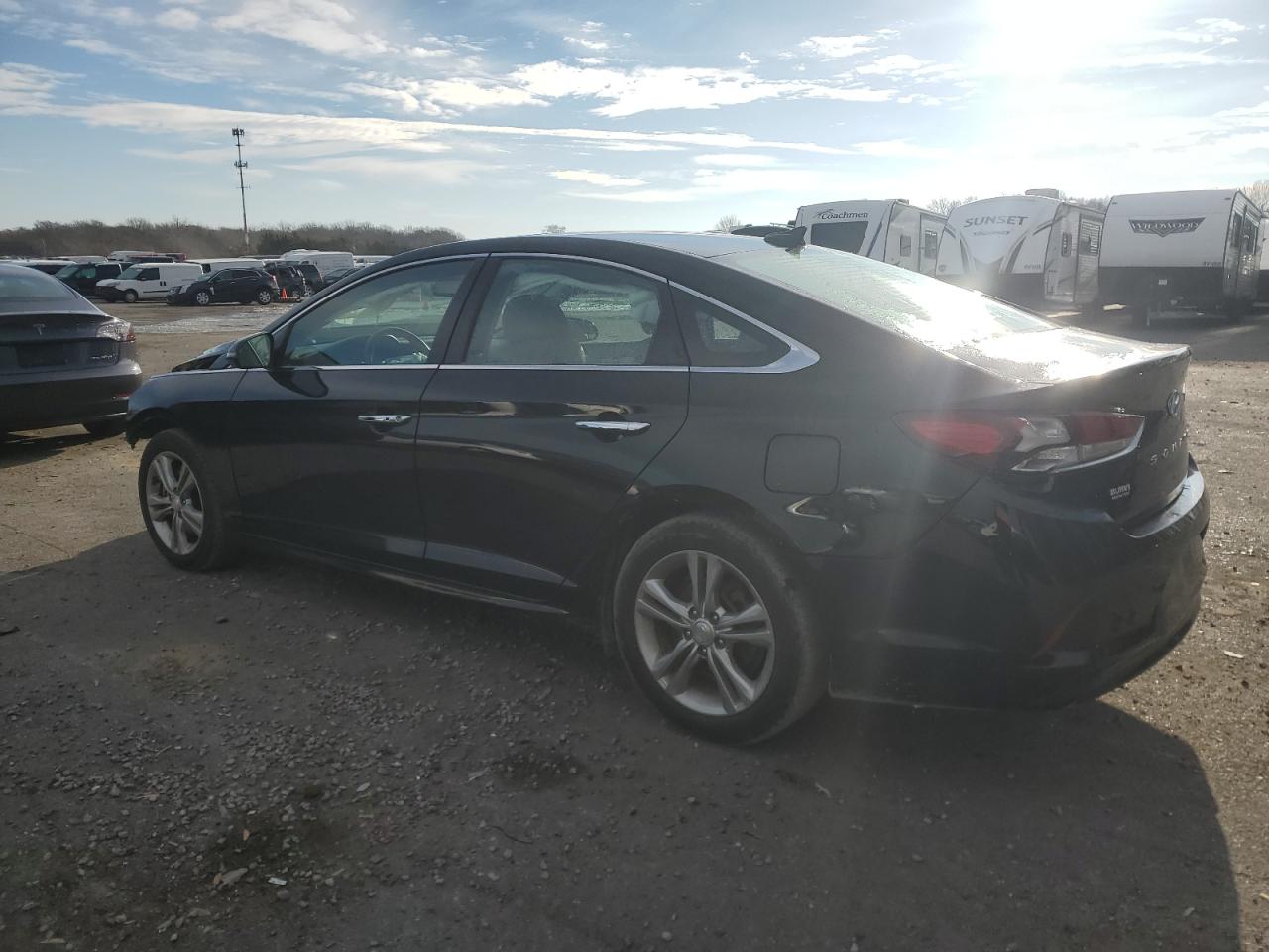 2018 Hyundai Sonata VIN 5NPE34AFXJH615165 Copart auction photo, front end damage thumbnail 2
