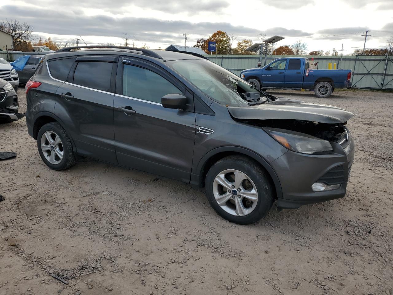 2016 Ford Escape VIN 1FMCU9GX8GUC75929 Copart auction photo, burn - engine damage thumbnail 4
