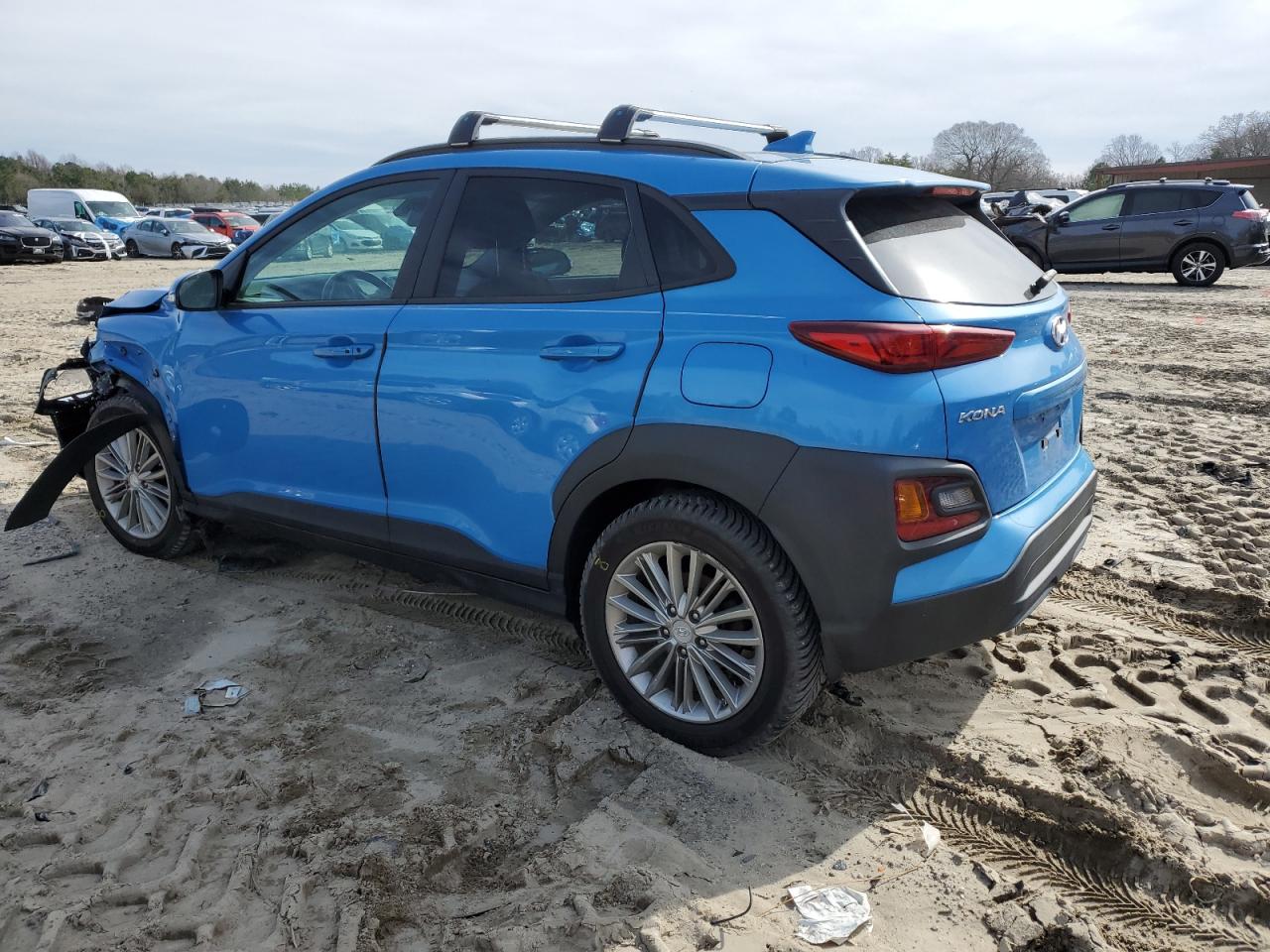 2019 Hyundai Kona VIN KM8K62AA8KU365494 Copart auction photo, front end / minor dent/scratches damage thumbnail 2