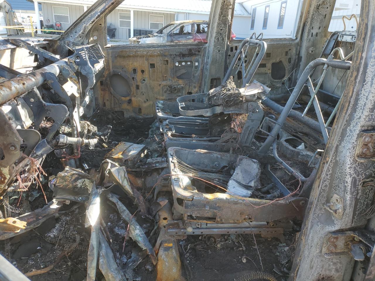 2004 Dodge RAM VIN 3D7MU48C34G134357 Copart auction photo, burn - engine / burn - interior damage thumbnail 7
