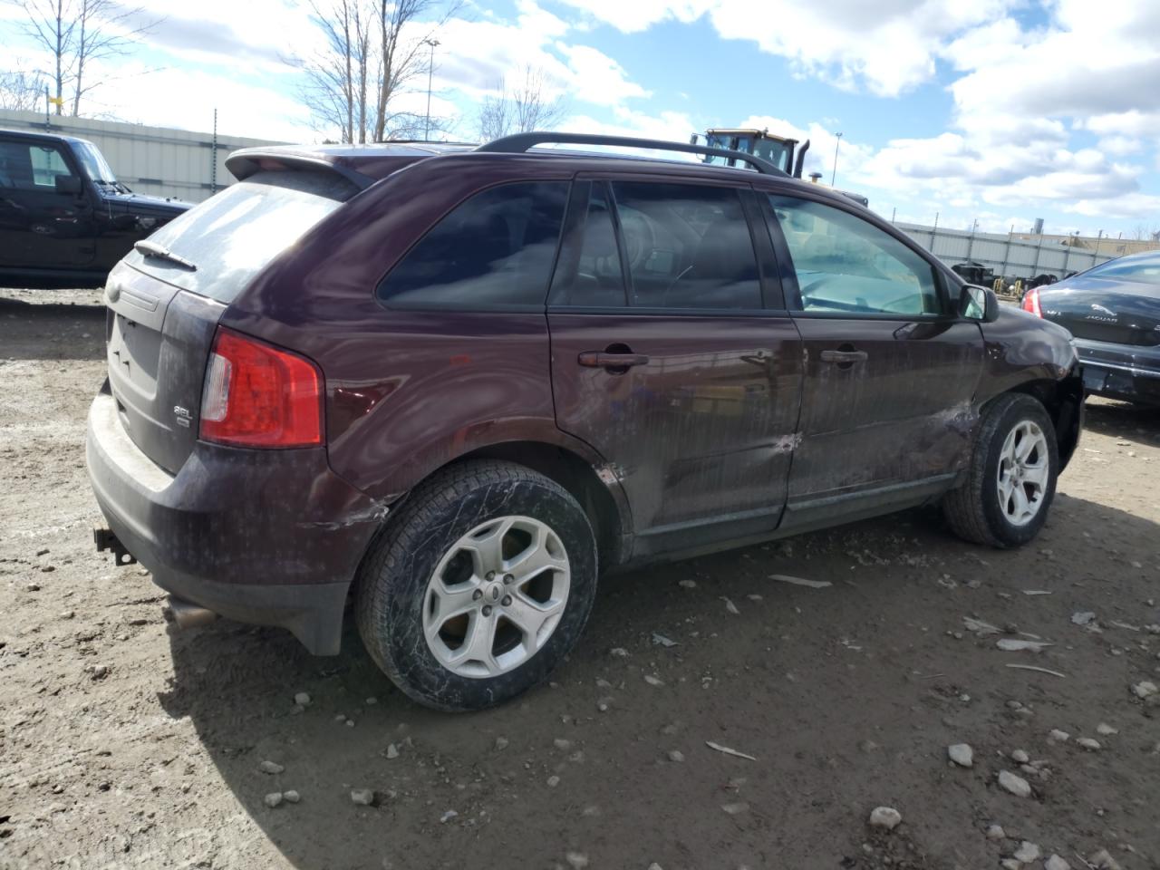 2012 Ford Edge VIN 2FMDK4JCXCBA92003 Copart auction photo, front end damage thumbnail 3