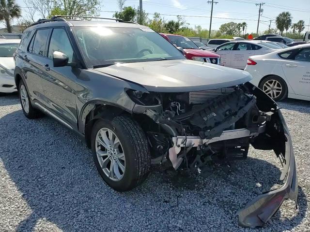 2023 Ford Explorer VIN 1FMSK8DH4PGB31382 Copart auction photo, front end / side damage thumbnail 11