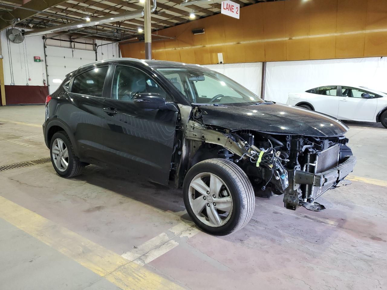 2019 Honda HR-V VIN 3CZRU6H53KM706520 Copart auction photo, all over damage thumbnail 4