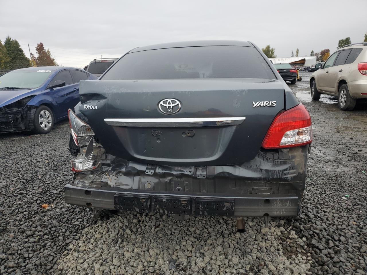 2010 Toyota Yaris VIN JTDBT4K38A1358862 Copart auction photo, rear end / front end damage thumbnail 6
