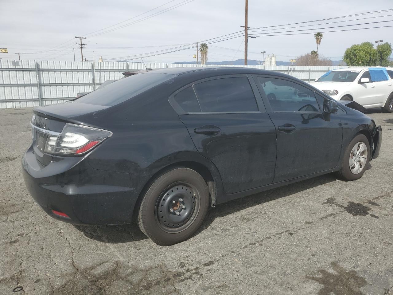 2013 Honda Civic VIN 2HGFB2F5XDH301509 Copart auction photo, front end damage thumbnail 3