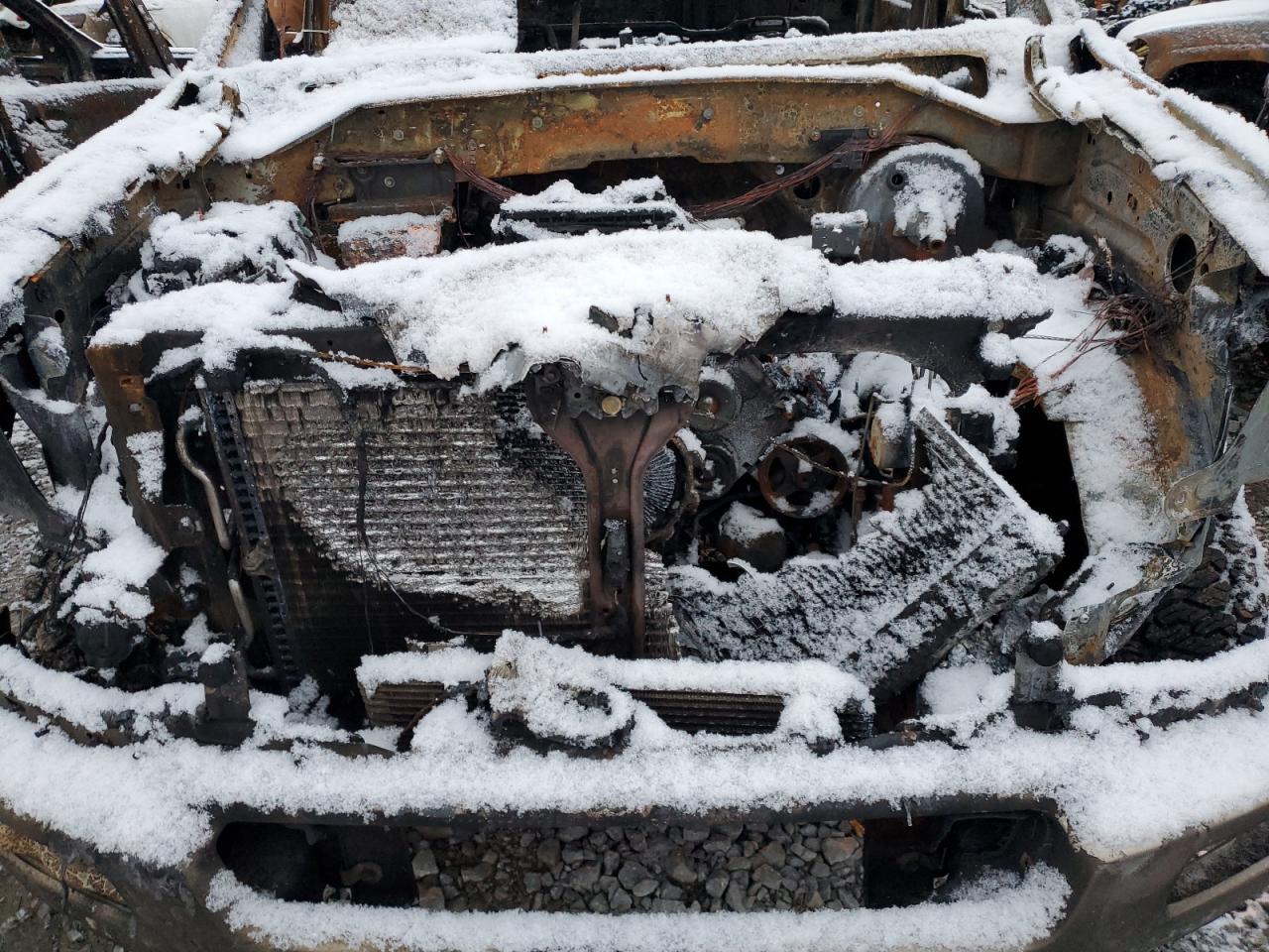 2004 Ford F-150 VIN 1FTPW12514KB02414 Copart auction photo, burn damage thumbnail 11