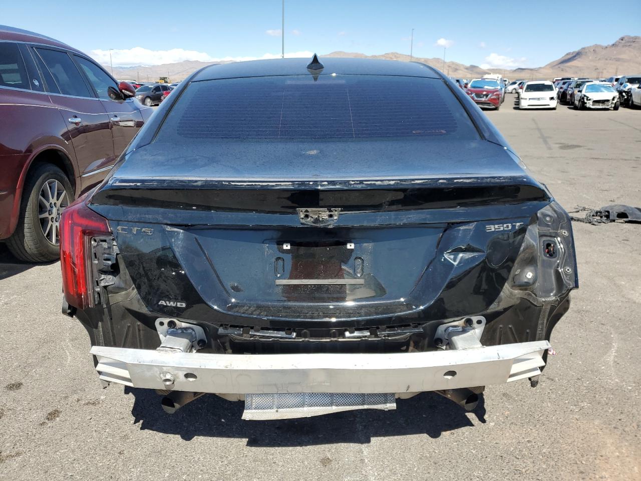 2022 Cadillac CT5 VIN 1G6DX5RK5N0117002 Copart auction photo, rear end / front end damage thumbnail 6