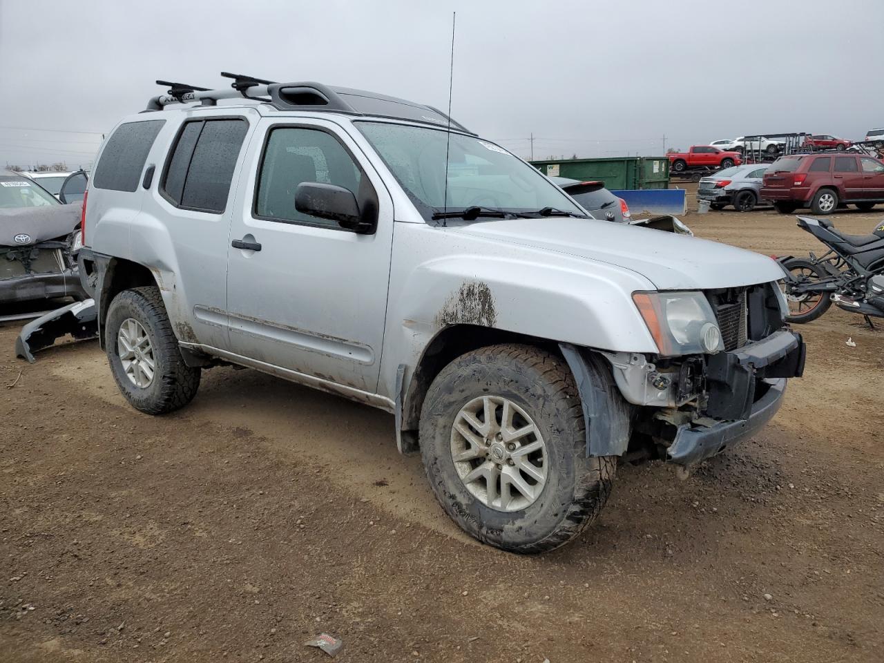 2014 Nissan XTerra VIN 5N1AN0NW1EN801139 Copart auction photo, front end / all over damage thumbnail 4