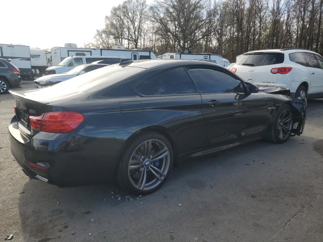 2015 BMW M4 VIN WBS3R9C50FF708777 Copart auction photo, front end / mechanical damage thumbnail 3