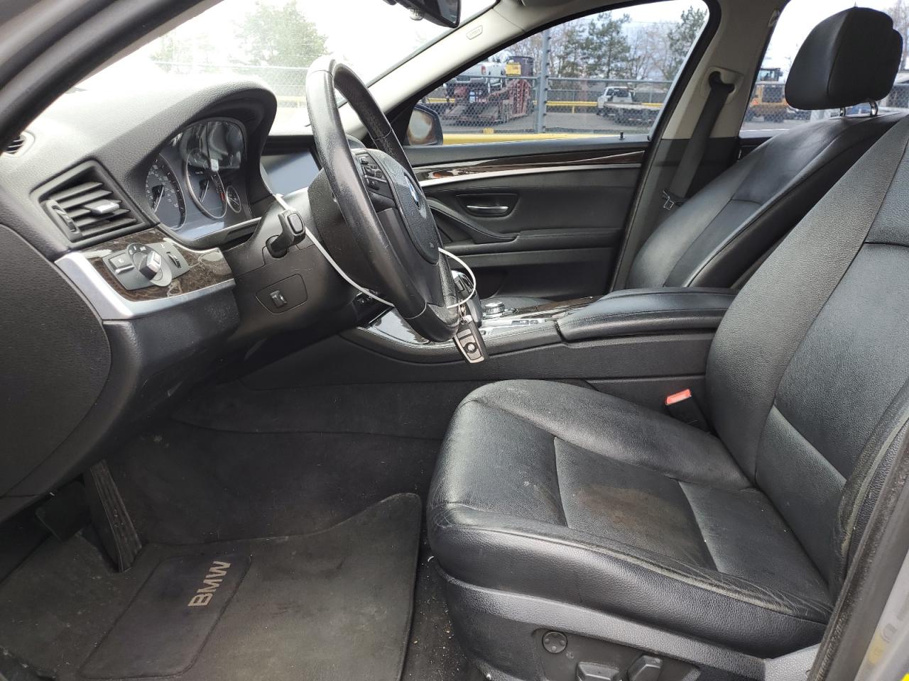 2013 BMW 5er VIN WBAXH5C53DDW15133 Copart auction photo, undercarriage damage thumbnail 7