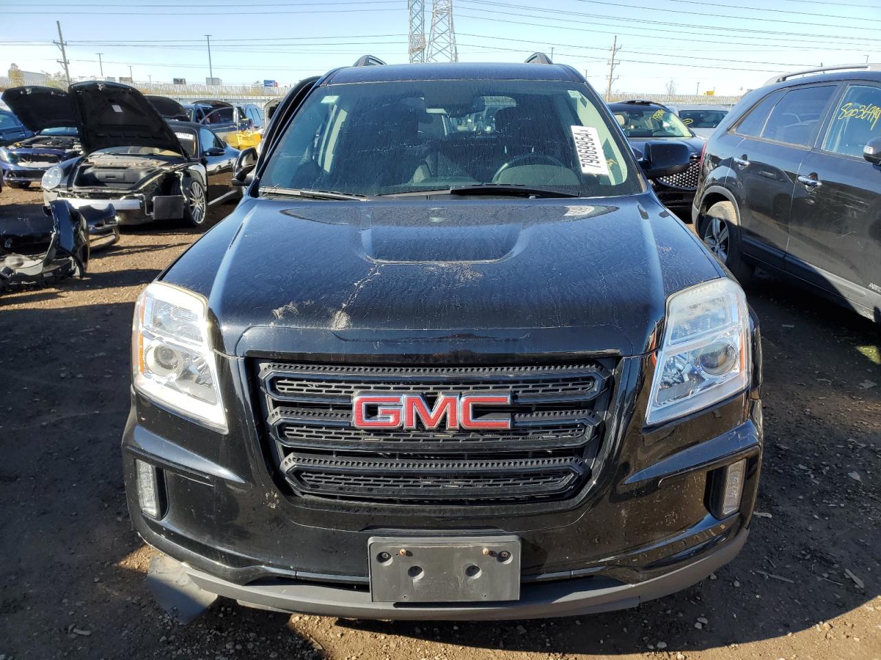 2017 GMC Terrain VIN 2GKFLTE30H6268138 Copart auction photo, side damage thumbnail 5