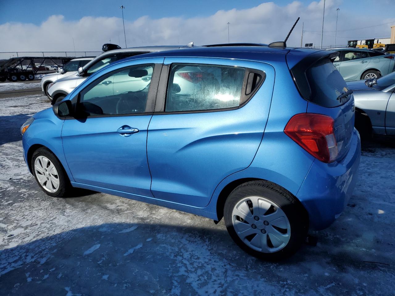 2017 Chevrolet Spark VIN KL8CB6SA1HC712472 Copart auction photo, rear end / side damage thumbnail 2