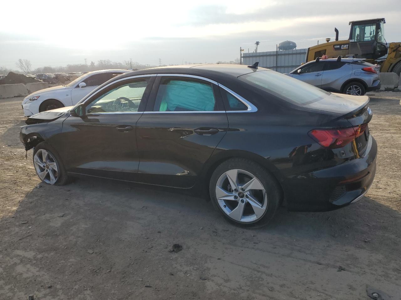 2024 Audi A3 VIN WAUAUDGY4RA044115 Copart auction photo, front end / side damage thumbnail 2