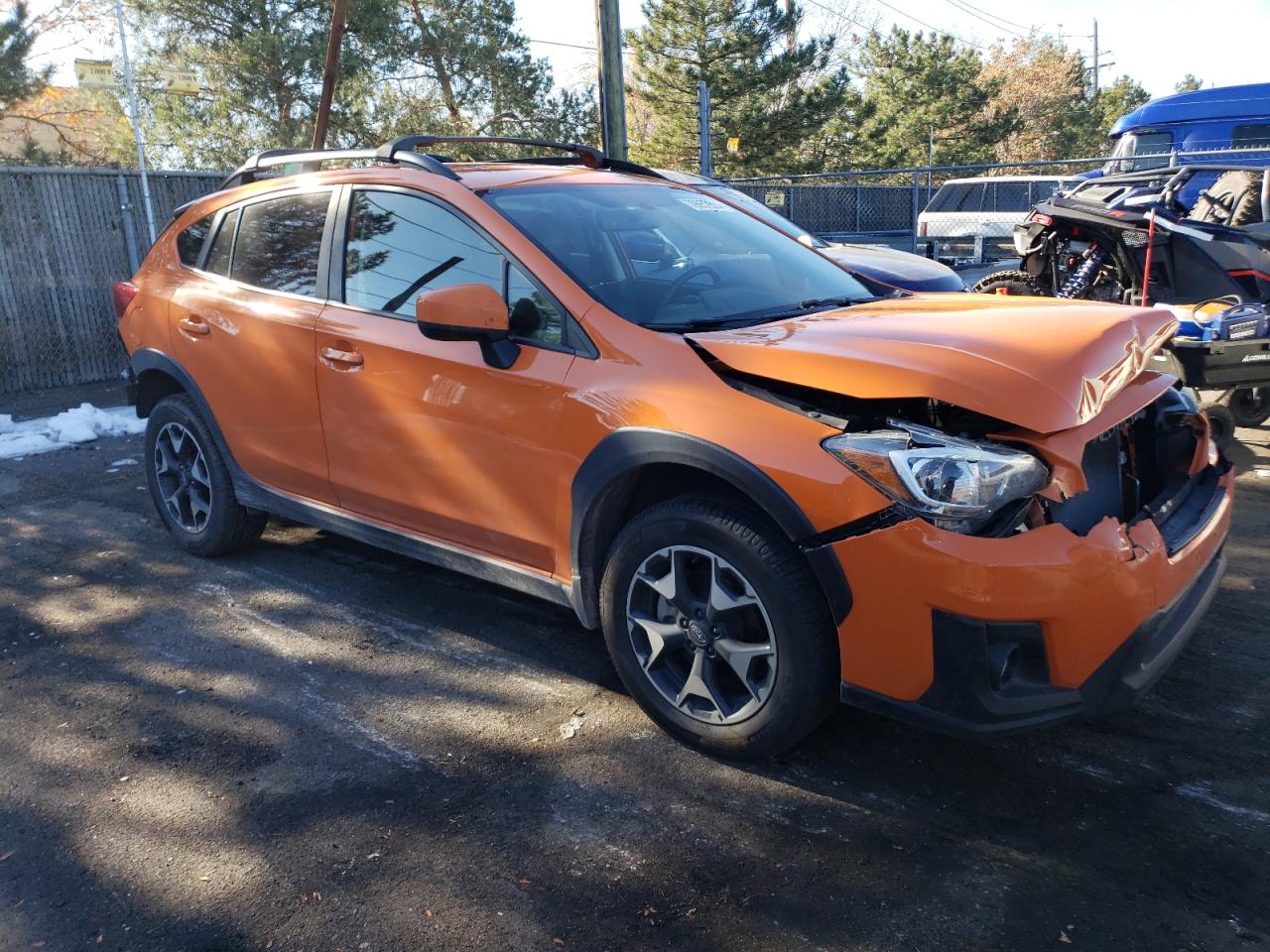 2019 Subaru XV VIN JF2GTACC5K8300673 Copart auction photo, rear end / front end damage thumbnail 4