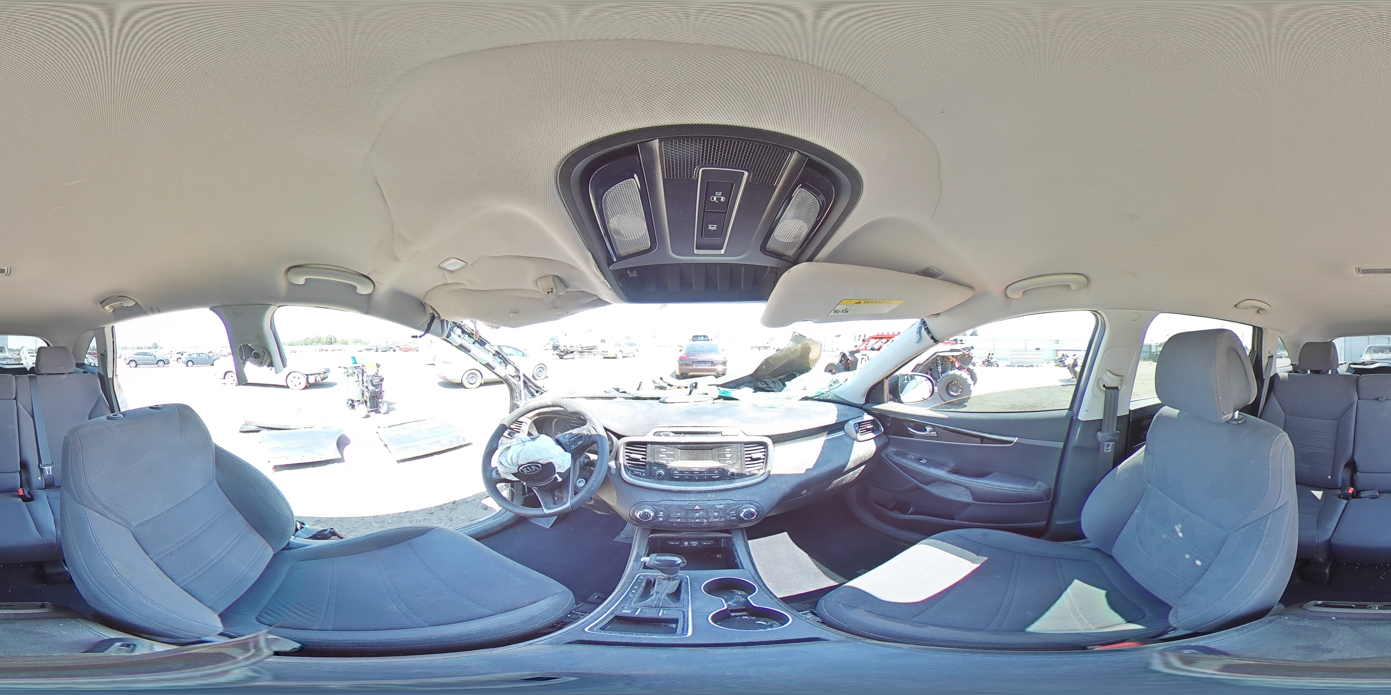 2016 KIA Sorento VIN 5XYPG4A34GG002378 Copart auction photo, all over / undercarriage damage thumbnail 12