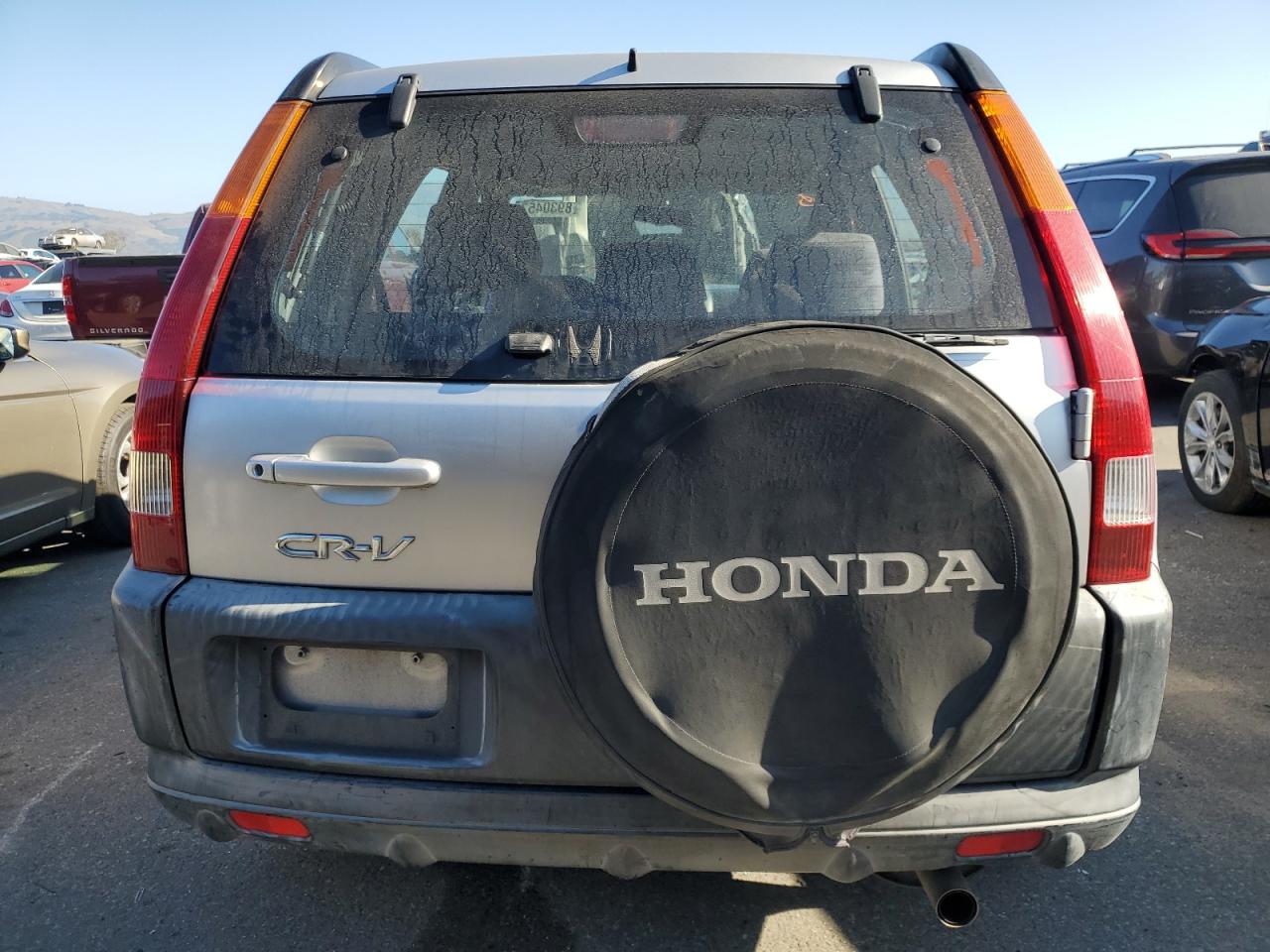 2004 Honda CR-V VIN JHLRD68404C008290 Copart auction photo, all over damage thumbnail 6